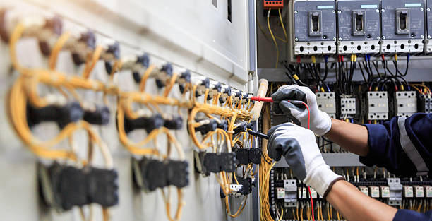 Professional Electrical Panel Upgrade technician working in Plainfield, IN